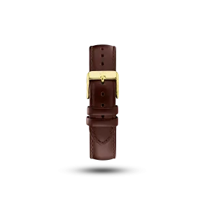 Pin Buckle - Dark Brown Leather