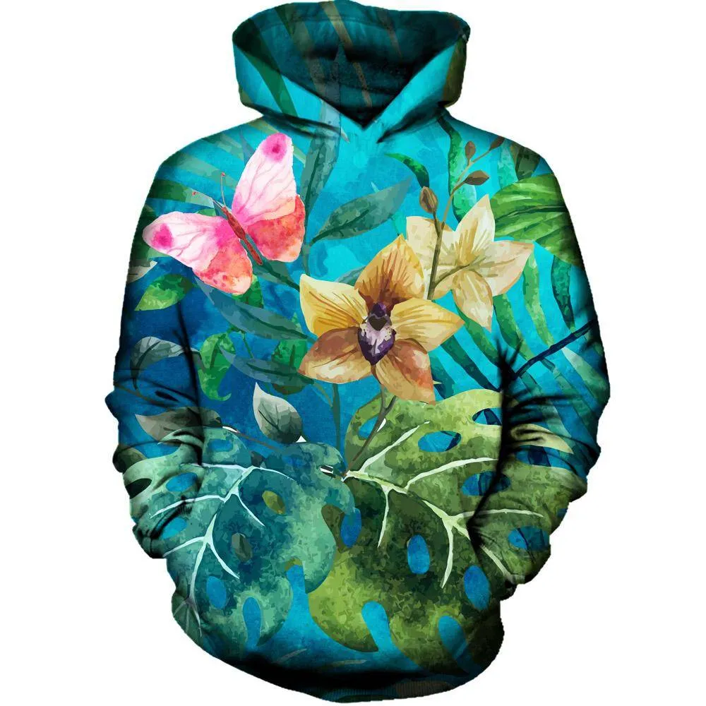 Pink Butterfly Hoodie