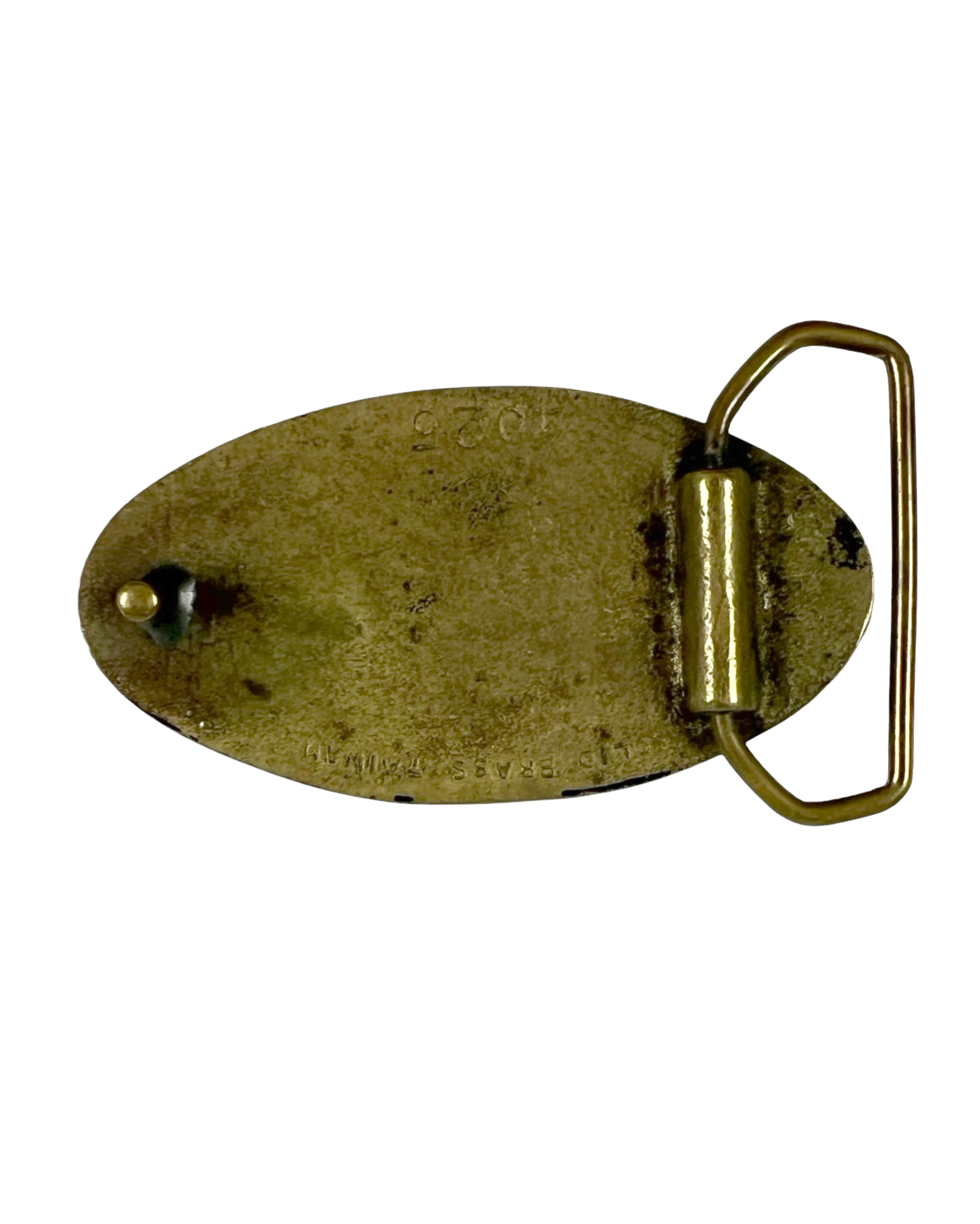 Porsche Brass Belt Buckle
