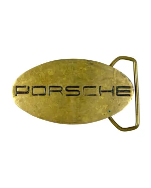Porsche Brass Belt Buckle