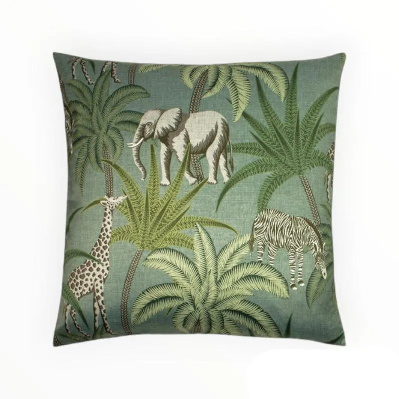 Printed Cotton Zambezi Green 140 cm