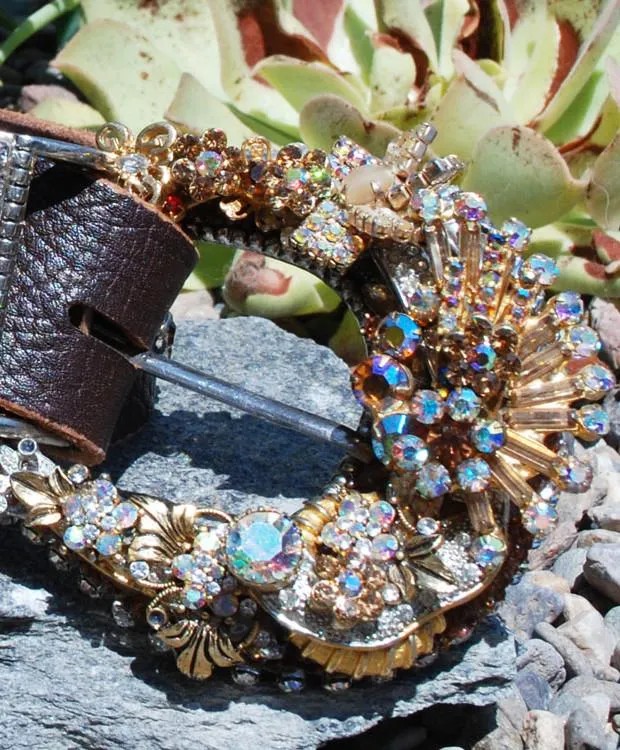 "Vintage Rodeo Belt & Buckle - Medium"