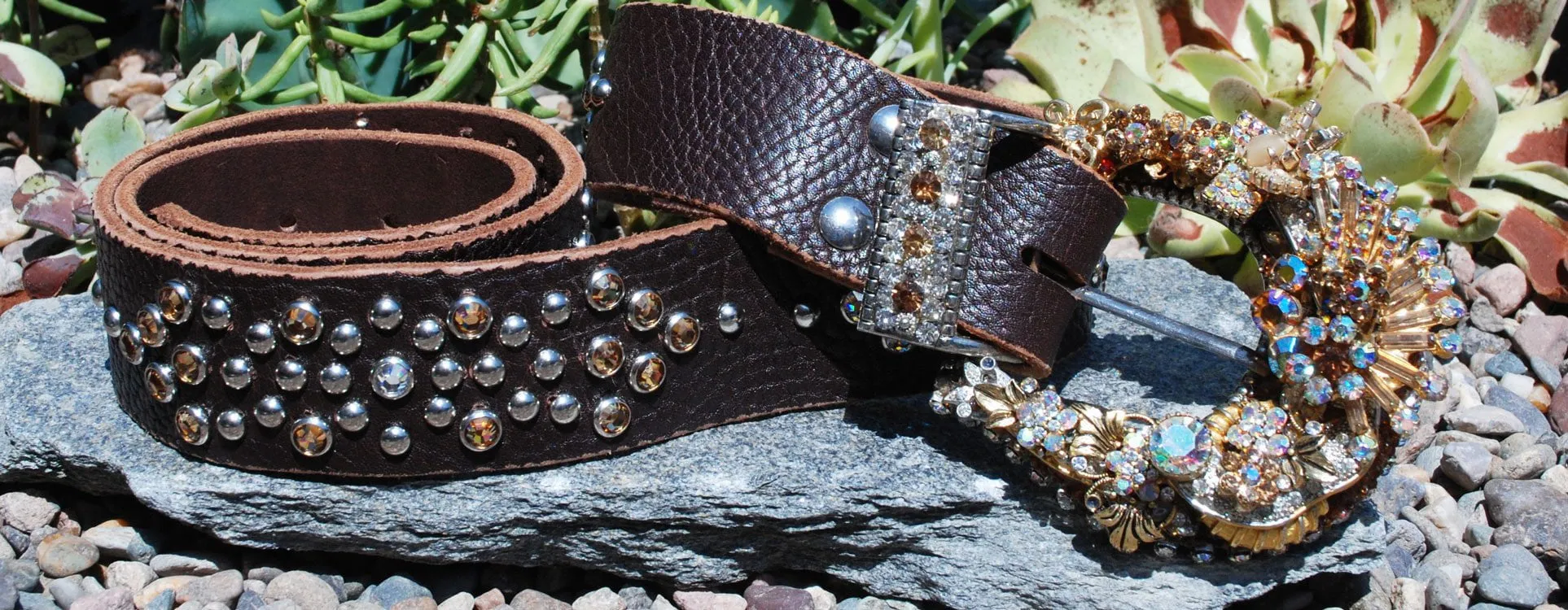 "Vintage Rodeo Belt & Buckle - Medium"