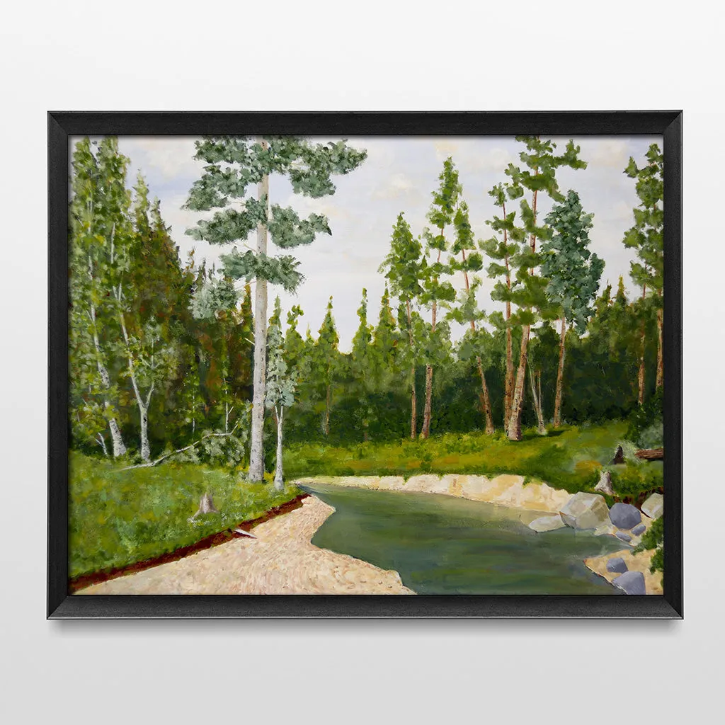 "You Are Always With Me" Forest Landscape Art Print