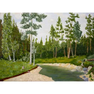 "You Are Always With Me" Forest Landscape Art Print