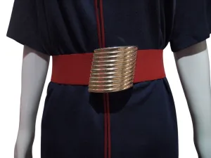Radical Red - Statement Vintage Stretch Belt