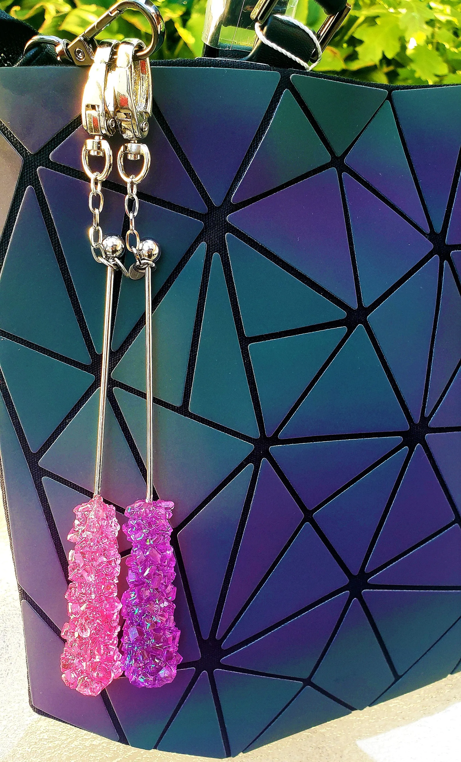 RAINFOREST ROCK CANDY SWIZZLE STICK NECKLACE