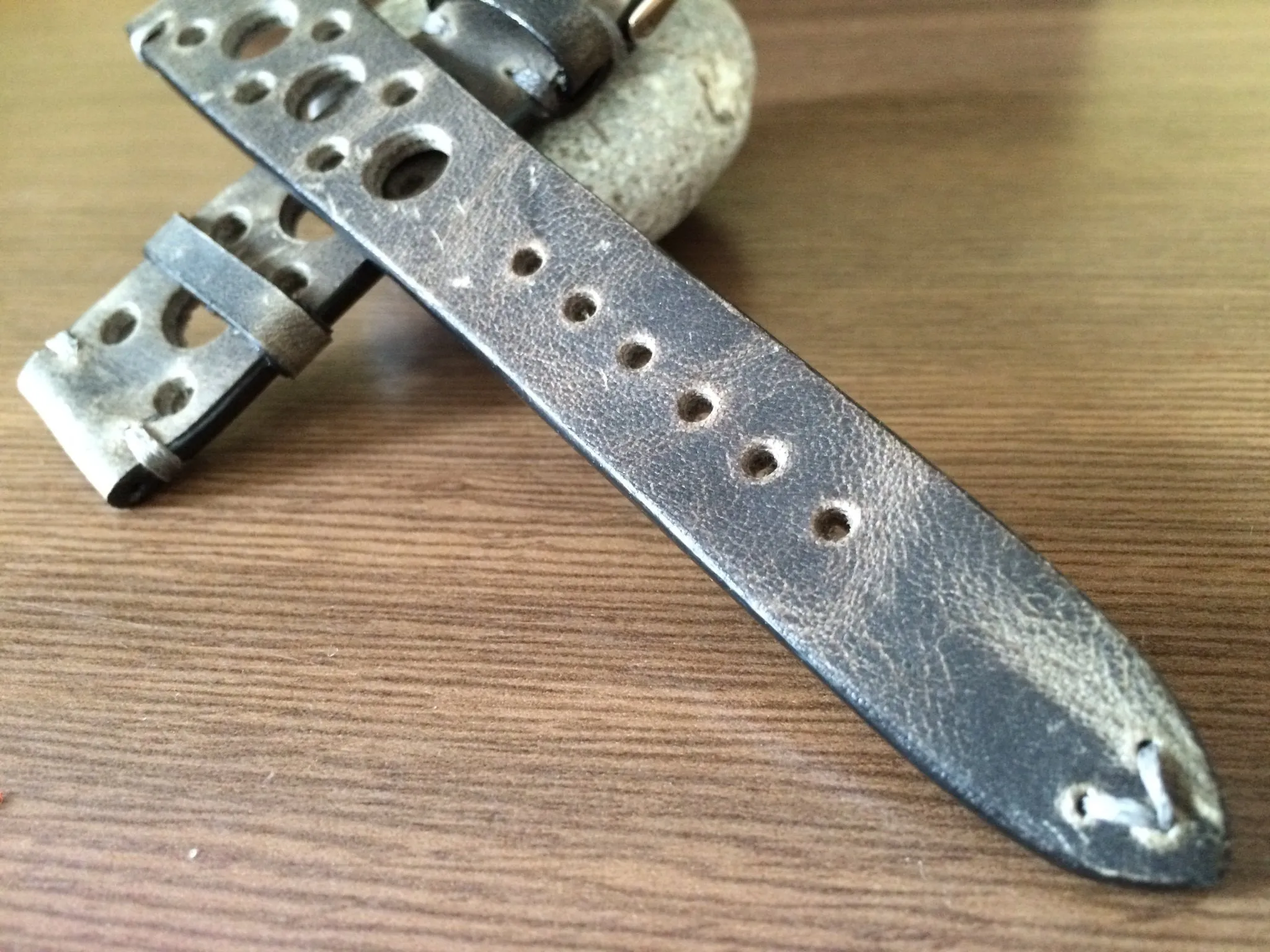 Rally & Racing Watch straps, Gray watch band, Leather watch Straps, 19mm watch strap, 18mm and 20mm watch band, FREE SHIPPING
