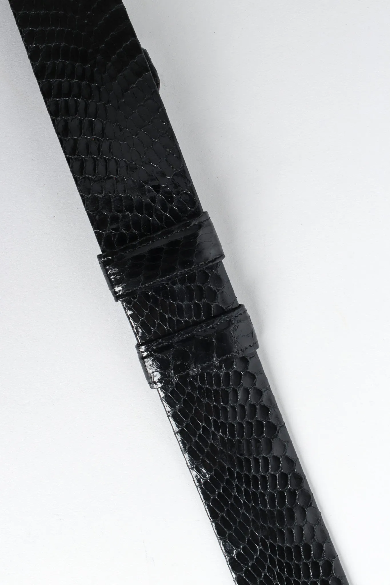 Reptile Blob Buckle Slide Belt