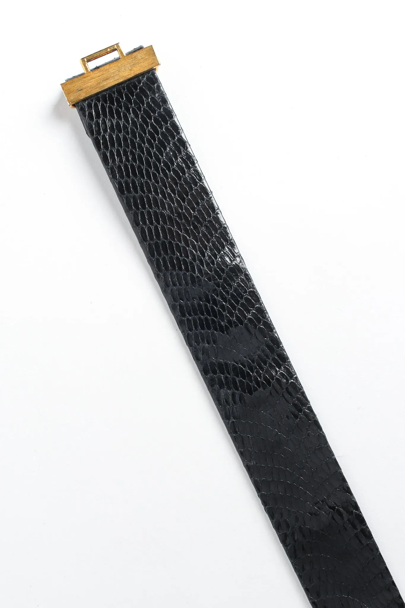 Reptile Blob Buckle Slide Belt