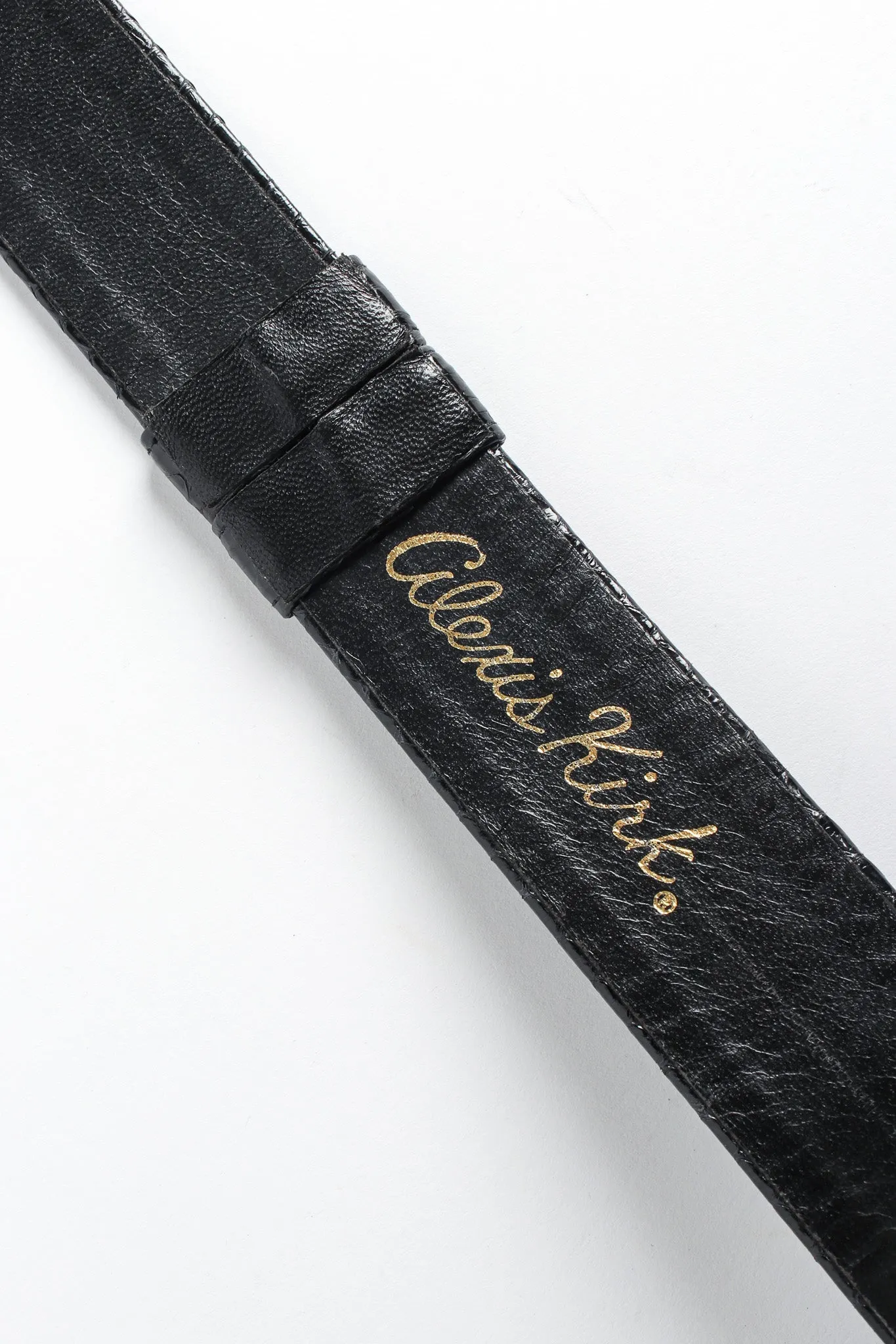 Reptile Blob Buckle Slide Belt