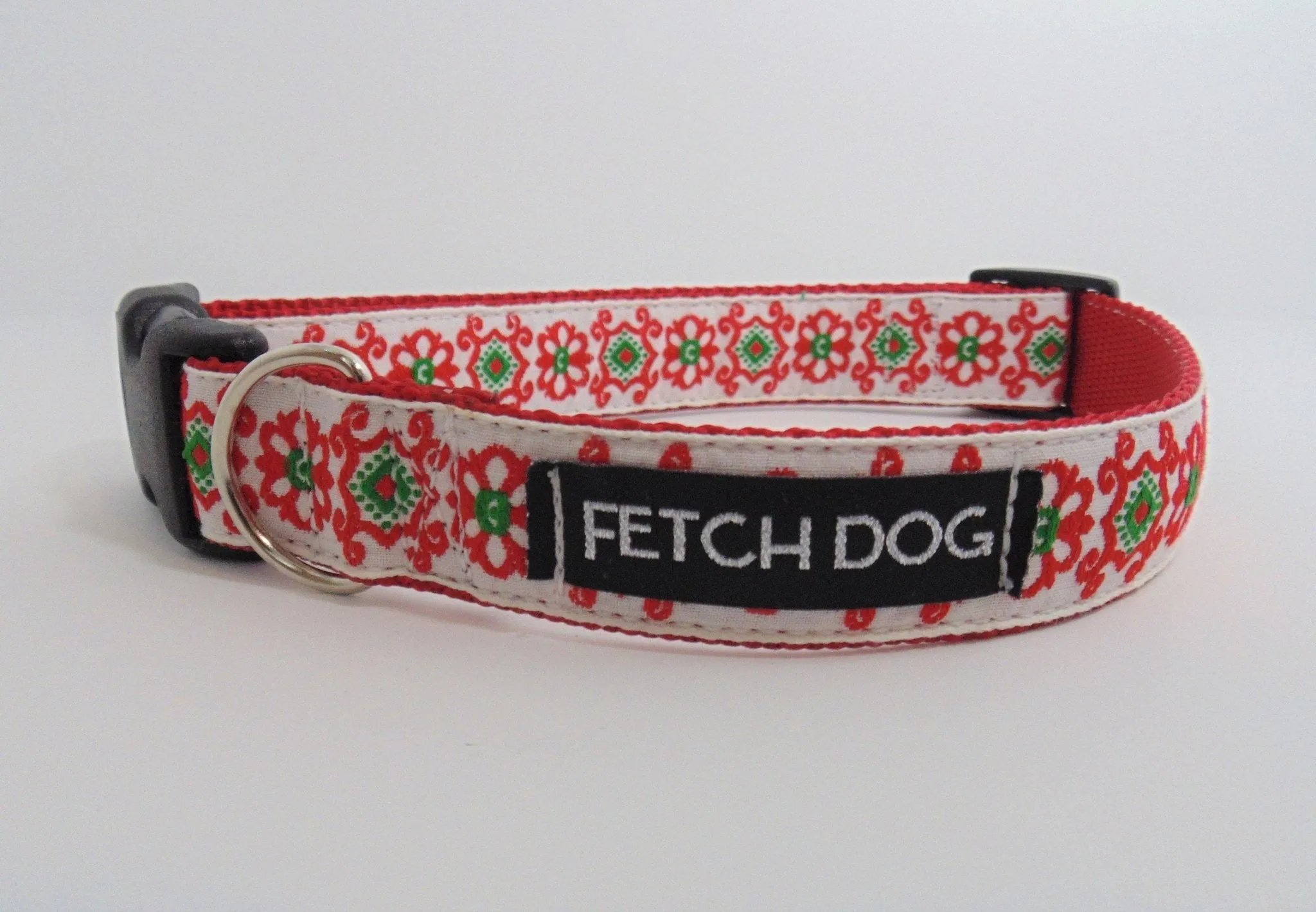Retro Floral Dog Collar