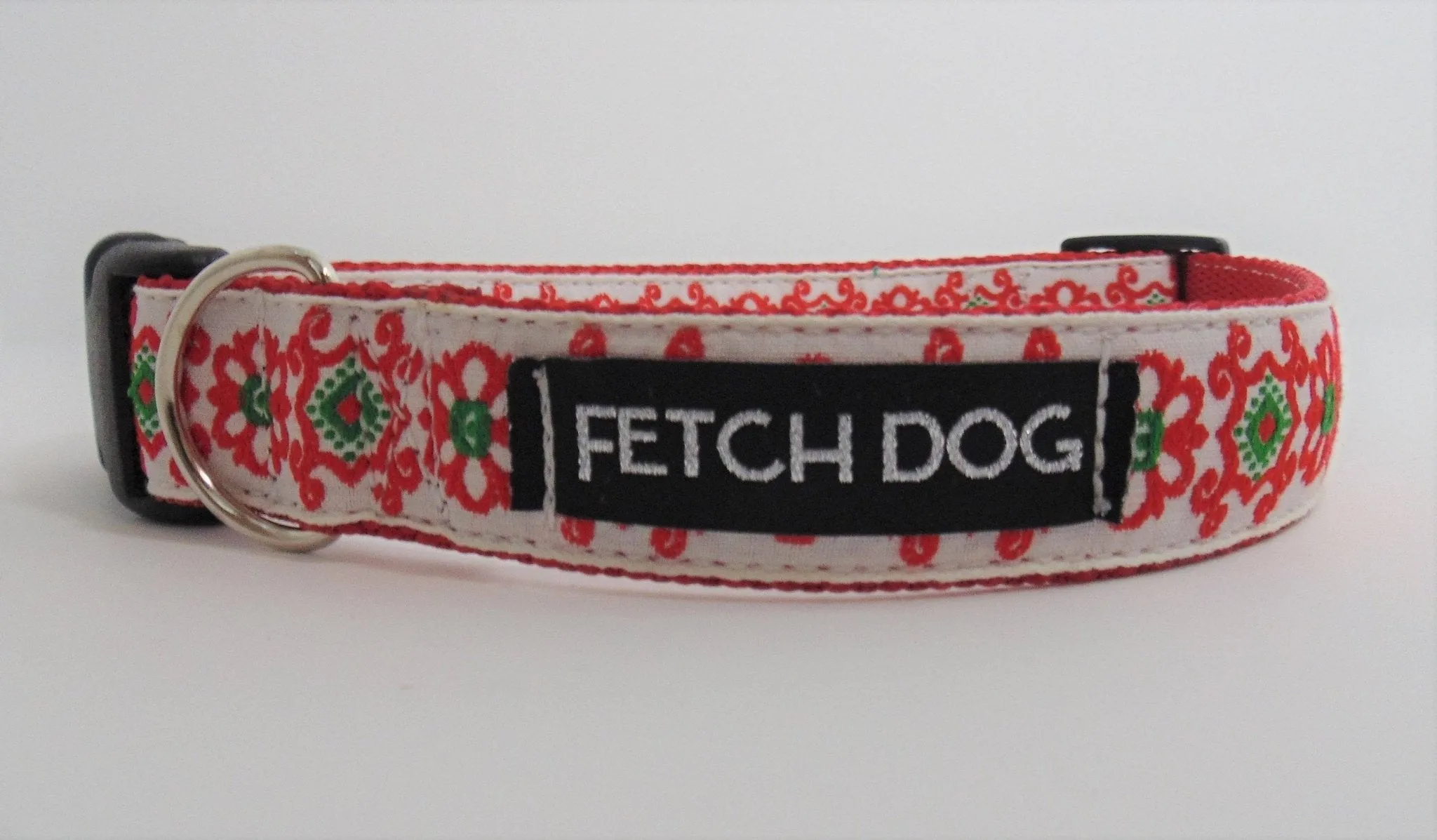 Retro Floral Dog Collar