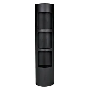 Reverso Bookcase, Black Steel