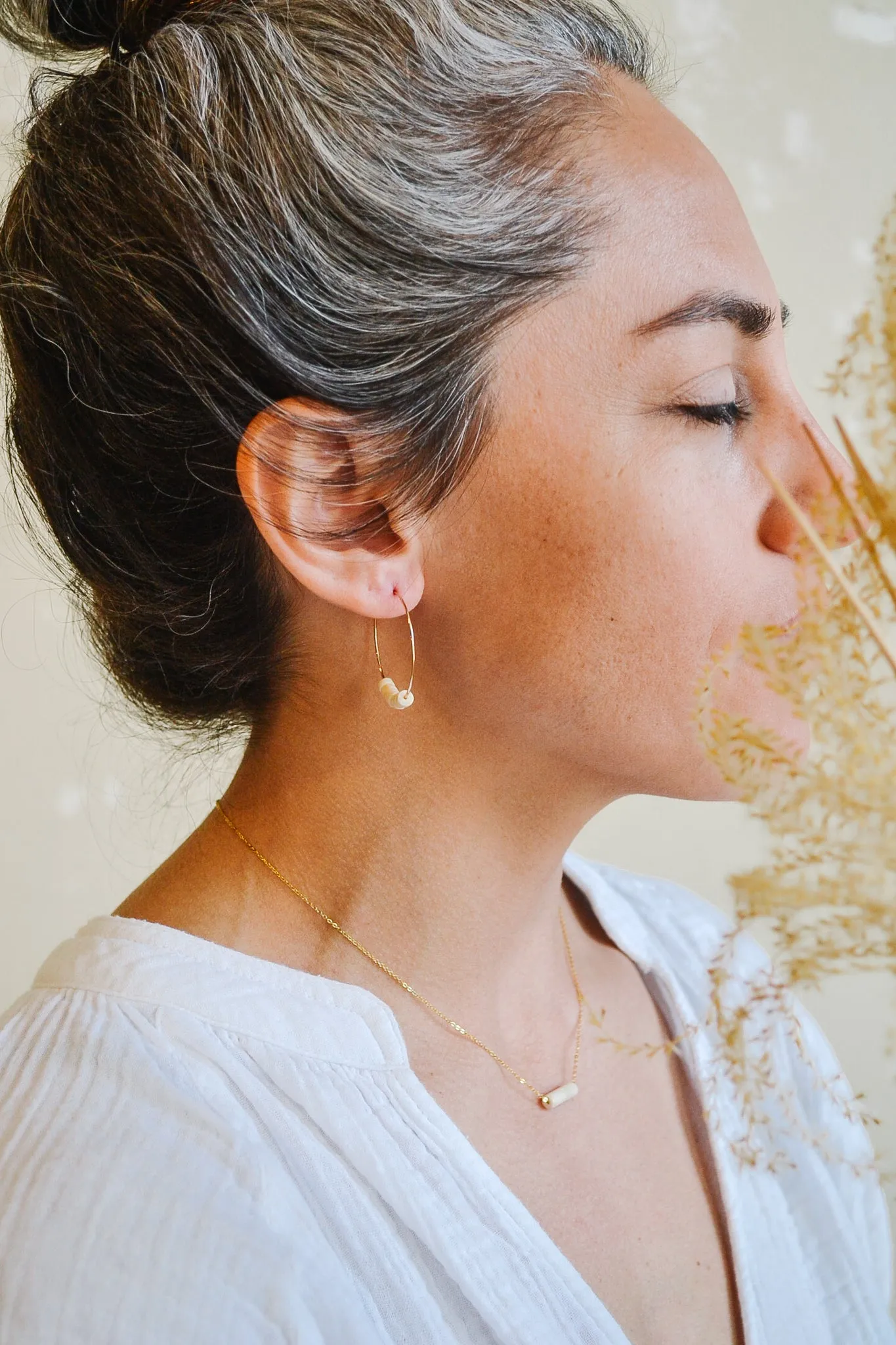Riverstone Bead Necklace