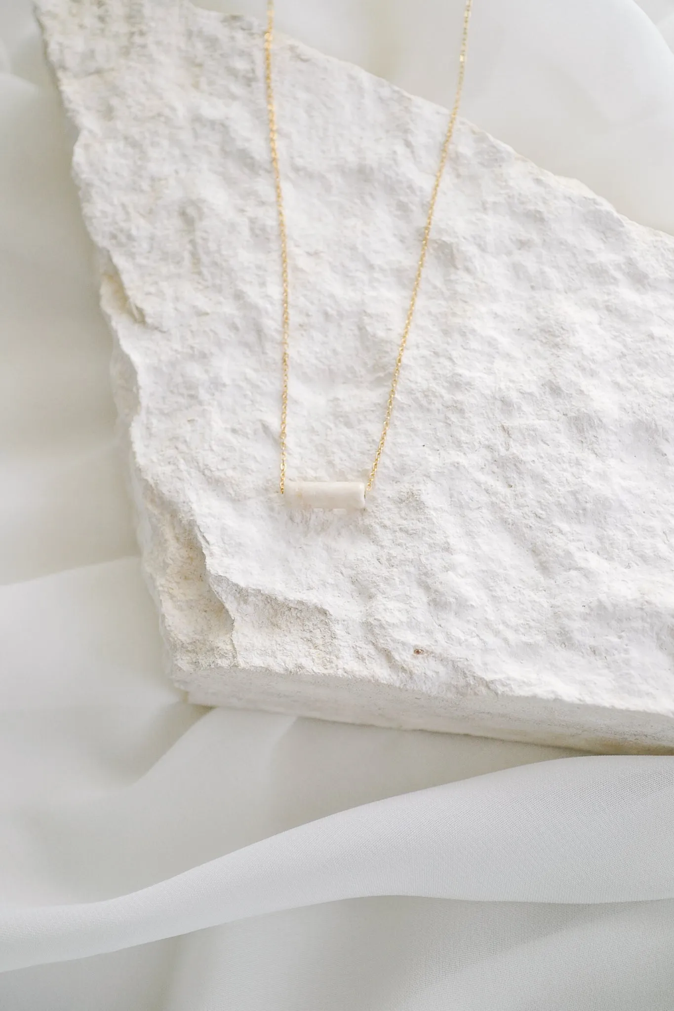 Riverstone Bead Necklace