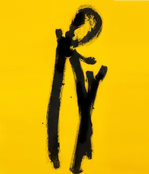 ROBERT MOTHERWELL "YELLOW CHORD" ETCHING, 1981