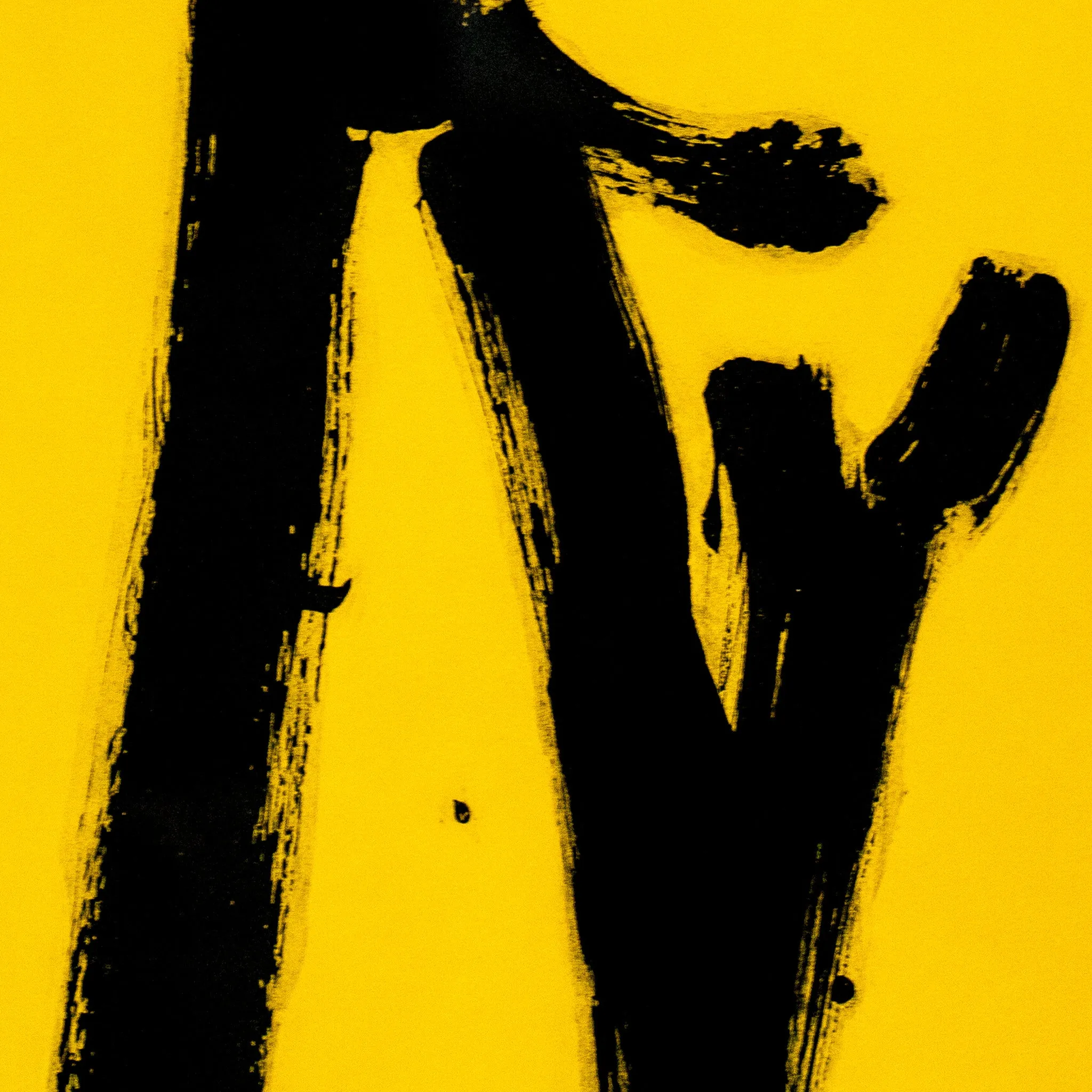 ROBERT MOTHERWELL "YELLOW CHORD" ETCHING, 1981