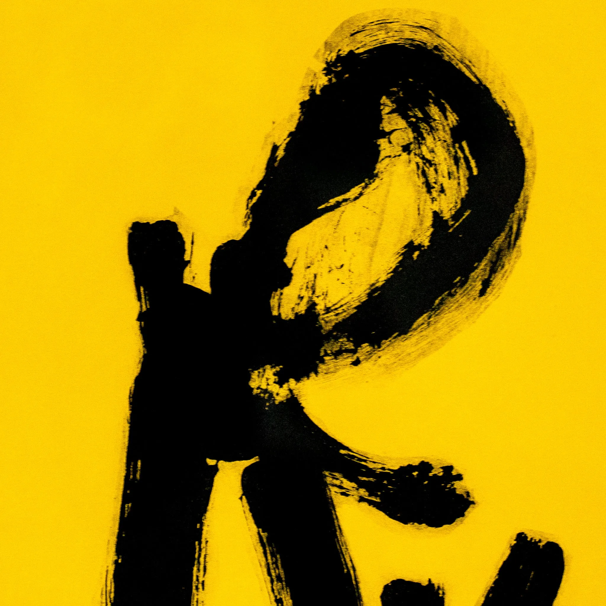 ROBERT MOTHERWELL "YELLOW CHORD" ETCHING, 1981