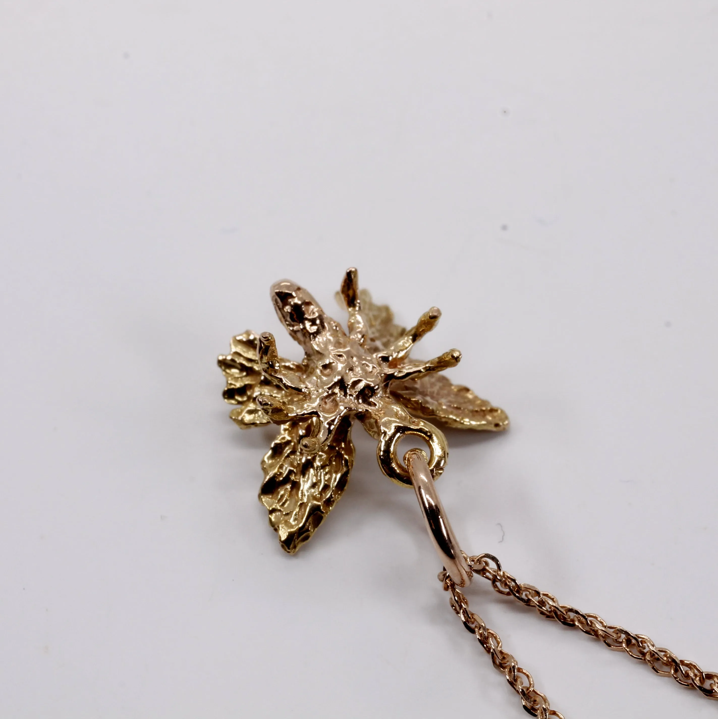 Rose Gold Butterfly Necklace and Earring Set