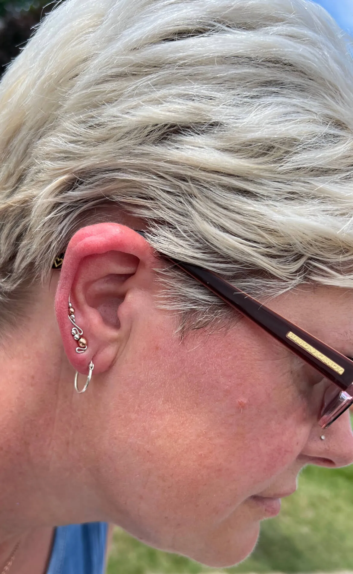 Rose Gold Earslides