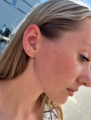 Rose Gold Earslides