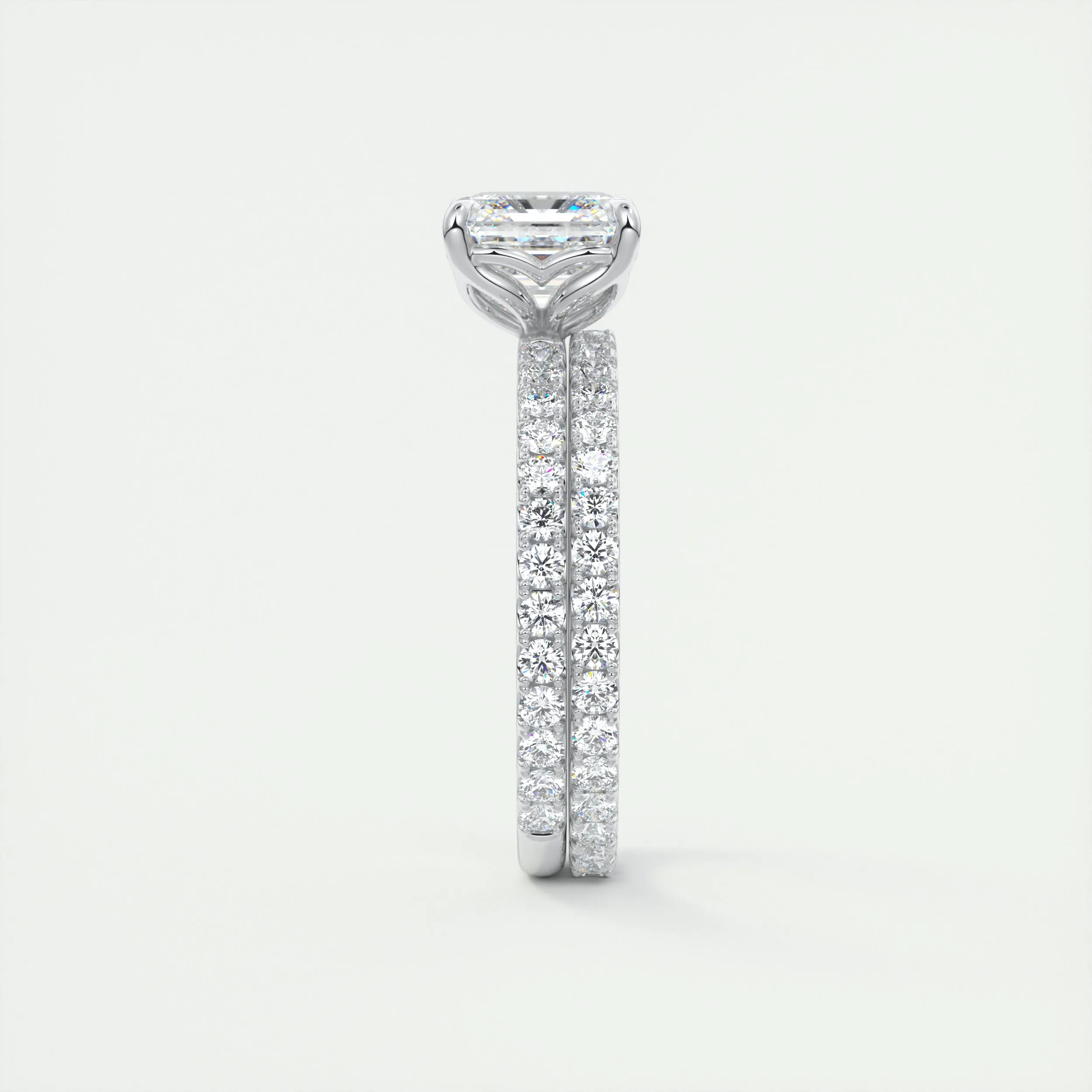 Royale Pavé | Asscher