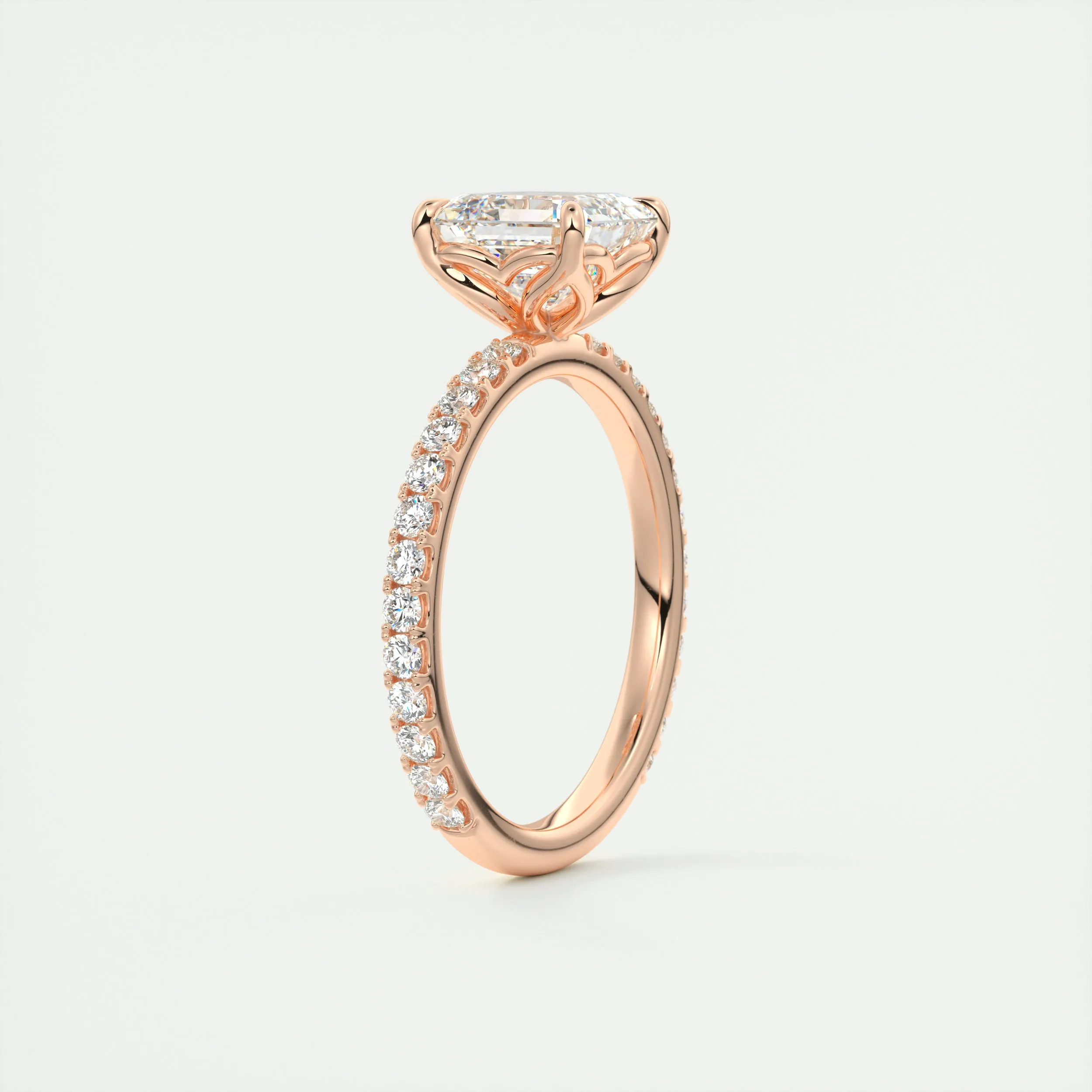 Royale Pavé | Asscher