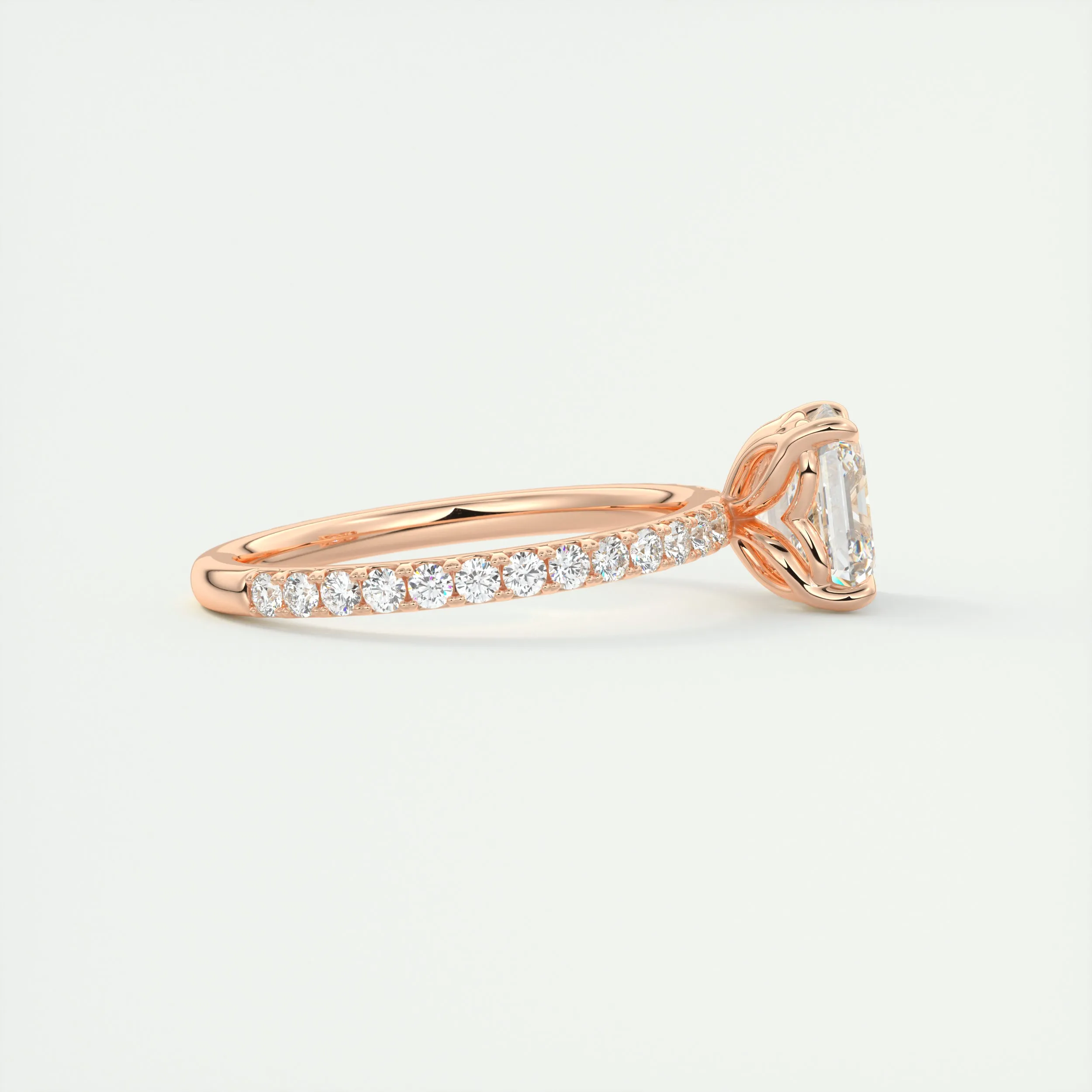 Royale Pavé | Asscher