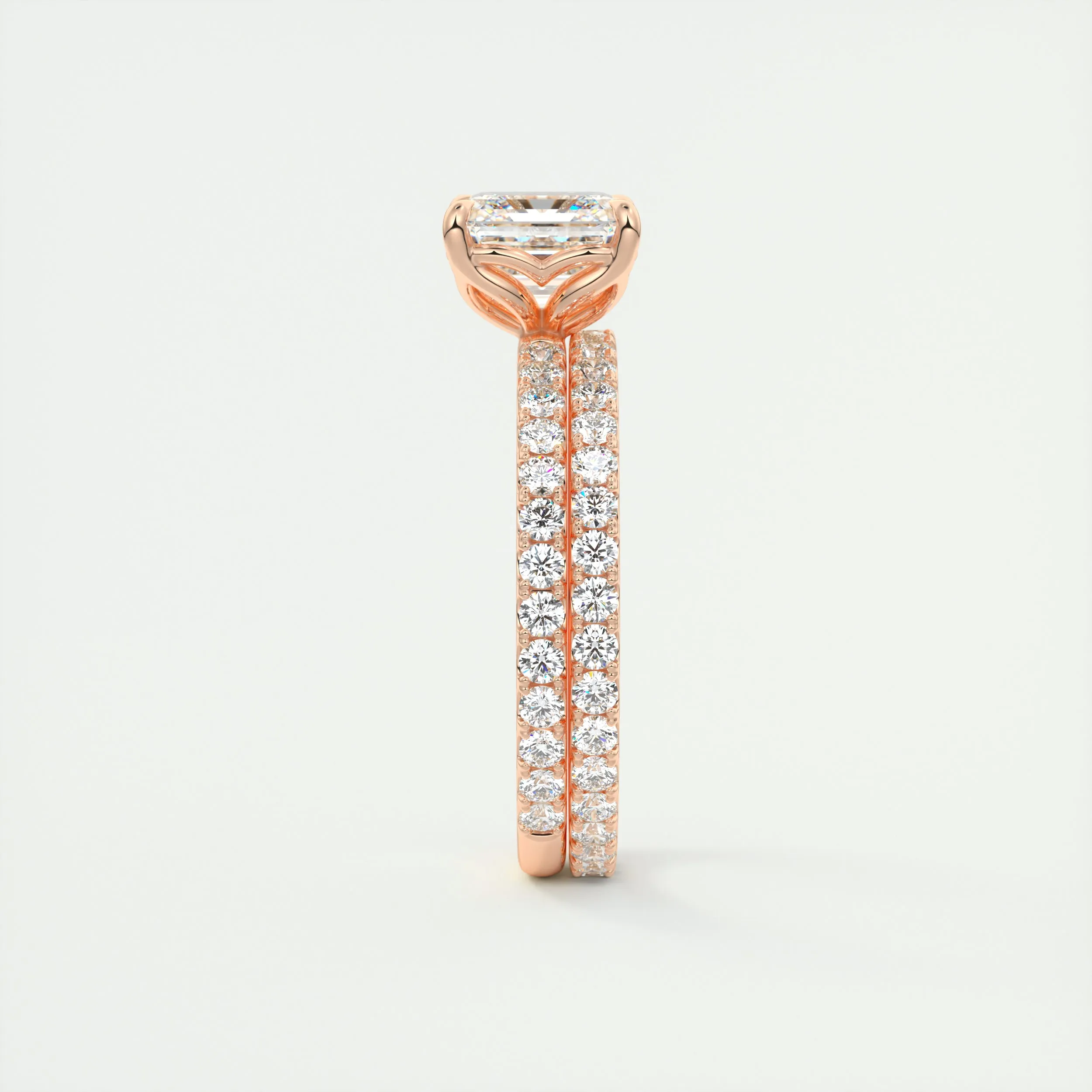 Royale Pavé | Asscher