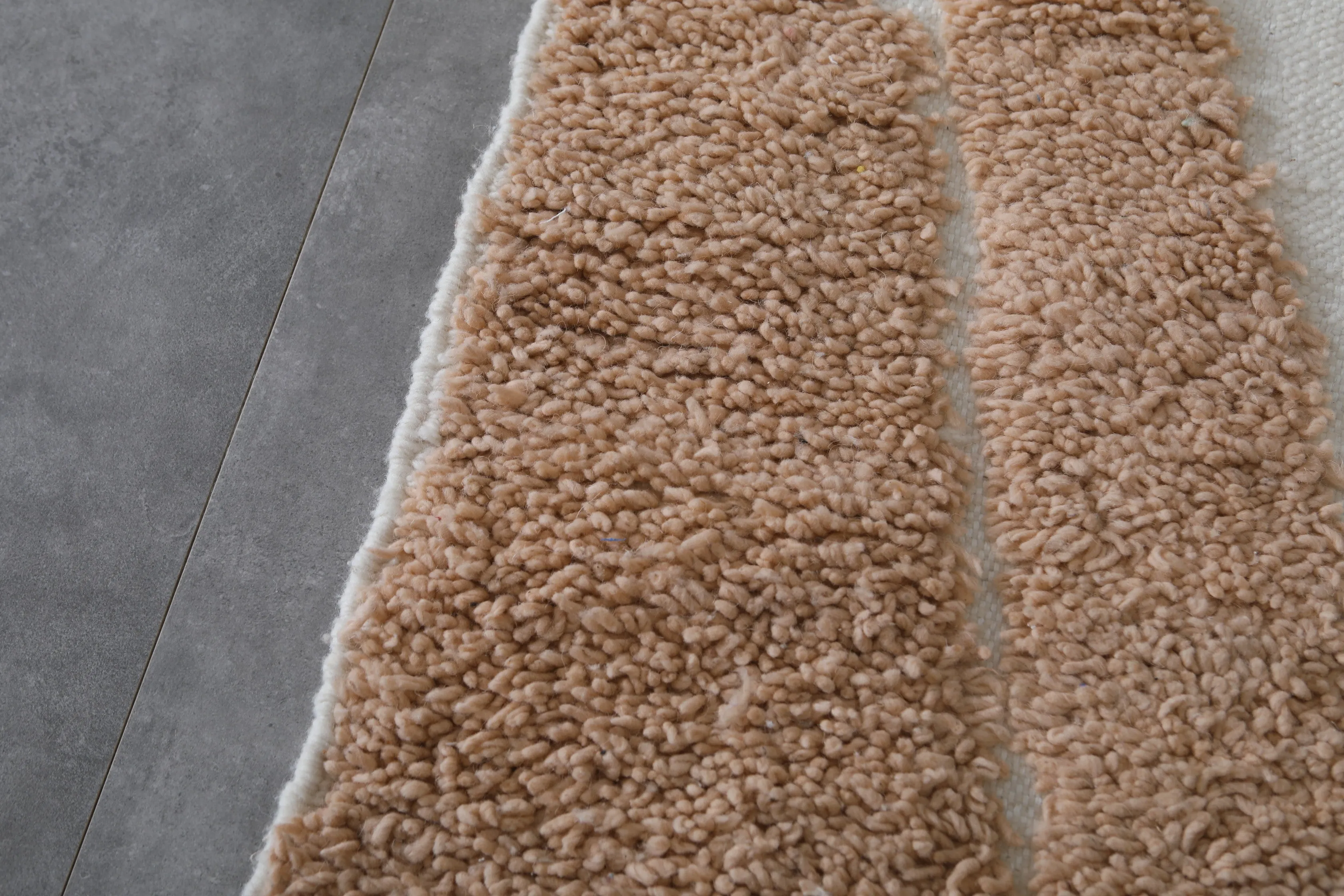 Runner Moroccan Rug - 3 x 12 ft | Handwoven Geometric Elegance