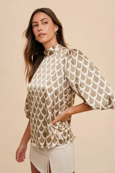 Sandra Tie Back Blouse