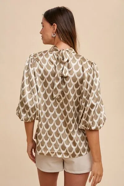 Sandra Tie Back Blouse