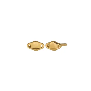 Saturn Stud Earrings in Gold