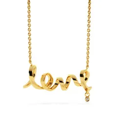 Scripted Love Necklace