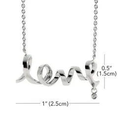 Scripted Love Necklace