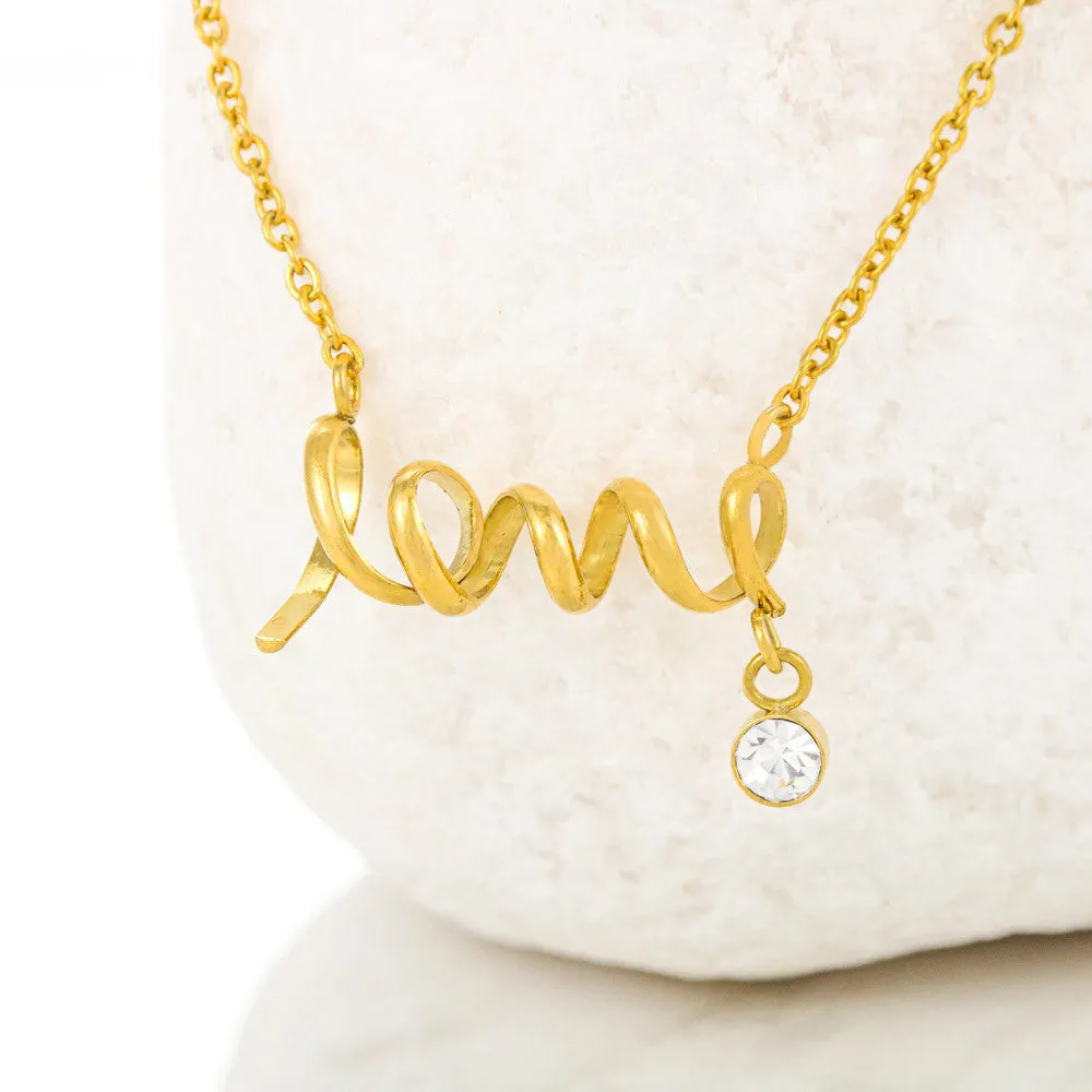 Sewing Sisters Love Necklace