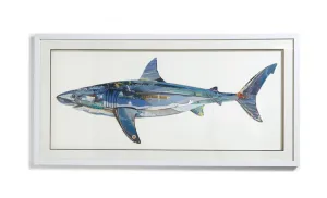 Shark Paper Collage Wall Art - PICK UP ONLY