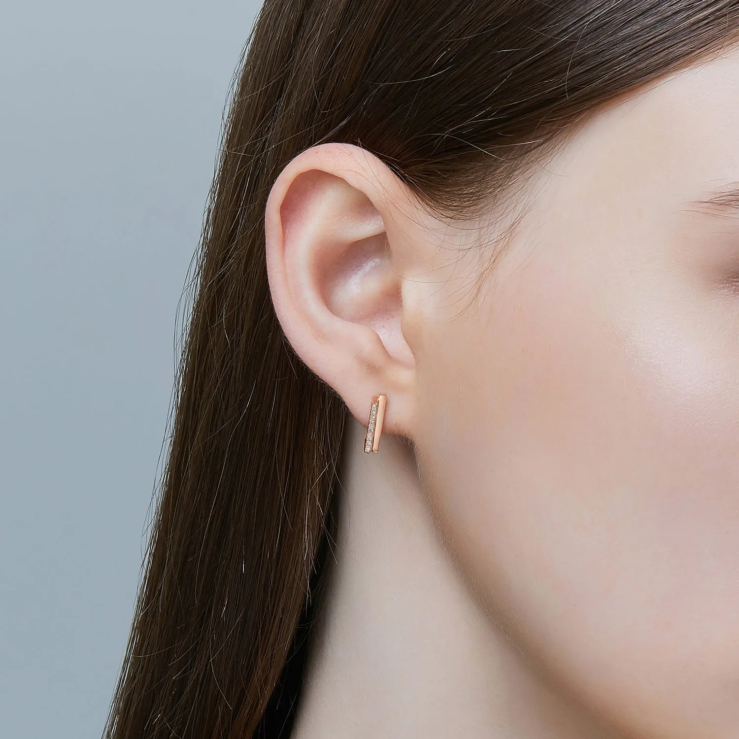Signature. D Gold Earring JDRER3F04ZC