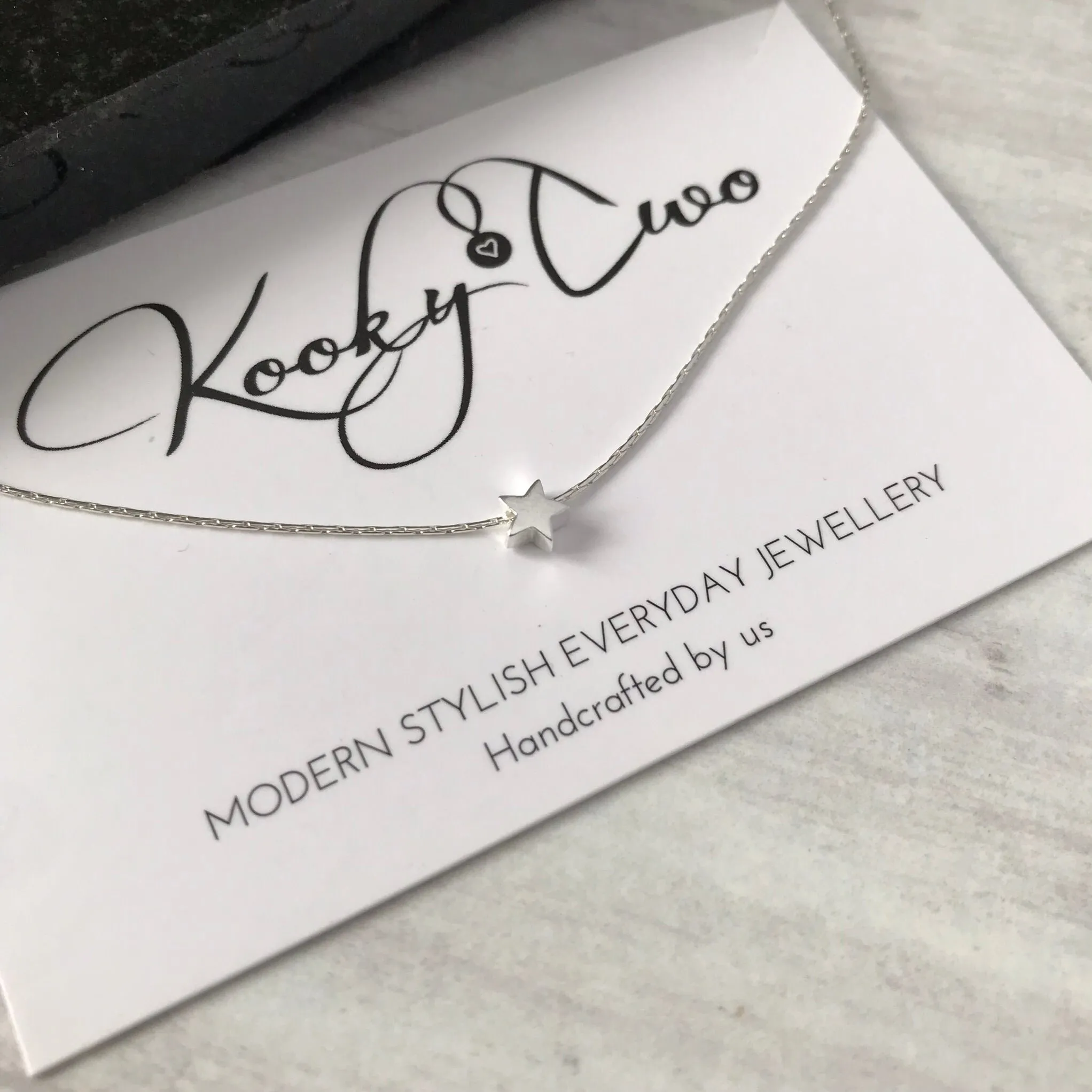 Silver Mini Star Bead Necklace