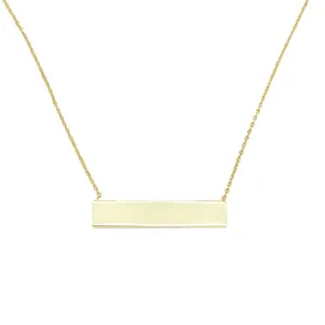 Small ID Tag Necklace
