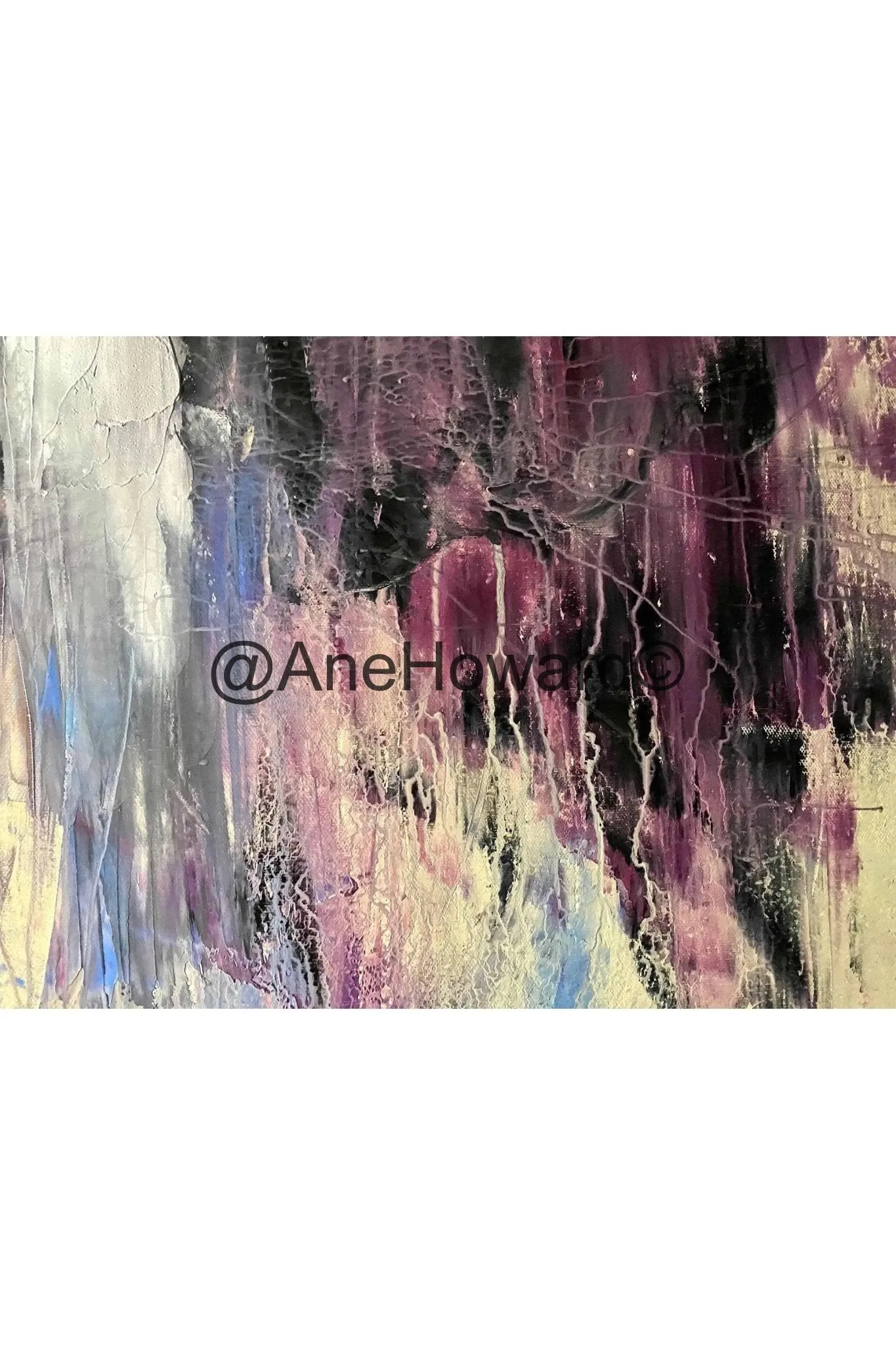 SOLD Abstract Sailing at Sunset Oil Painting