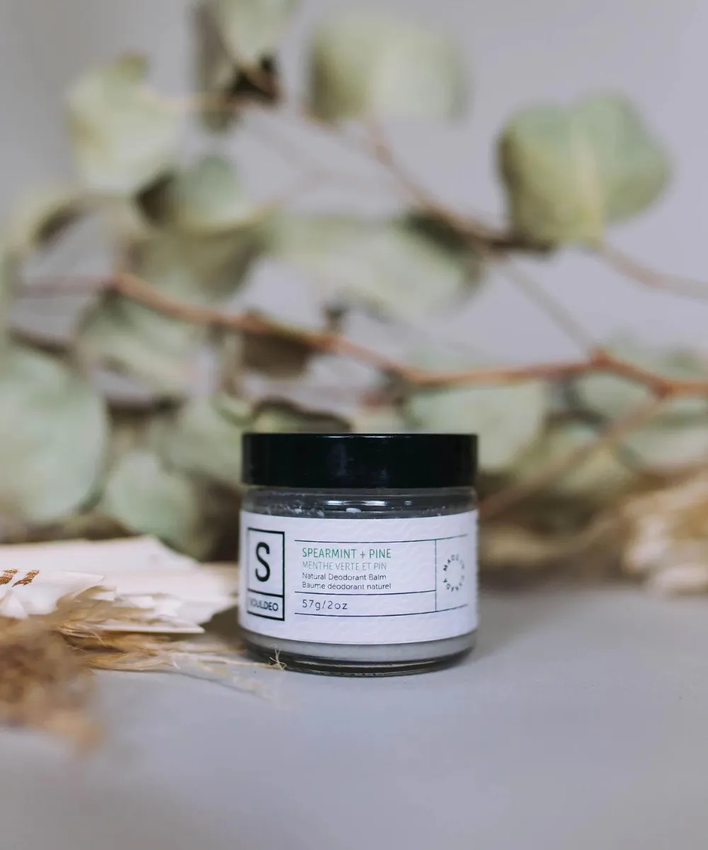 Spearmint   Pine Deodorant Balm