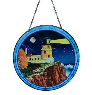 Split Rock Lighthouse Acrylic Suncatcher #SC287 by d'ears