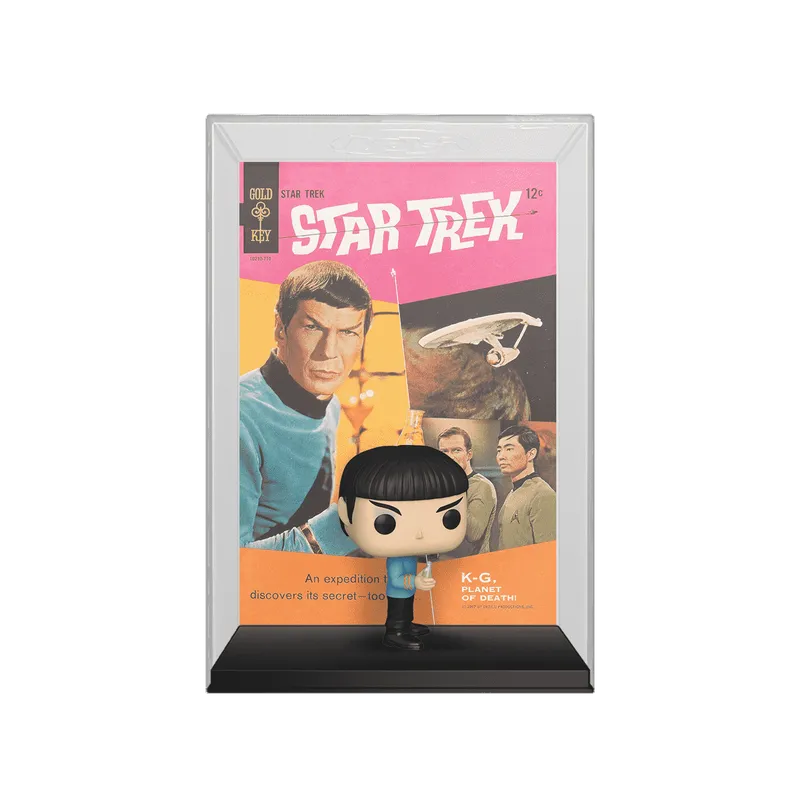 Spock "Star Trek" Funko Pop! Comic Covers Display