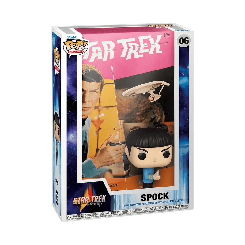 Spock "Star Trek" Funko Pop! Comic Covers Display