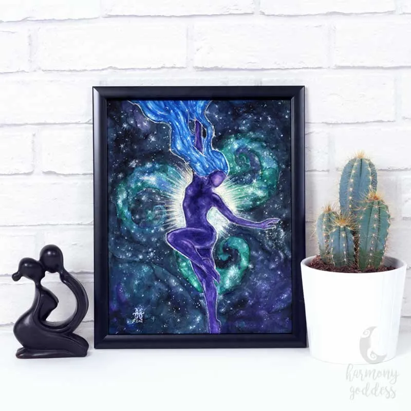 Star Goddess Art Print 11x14