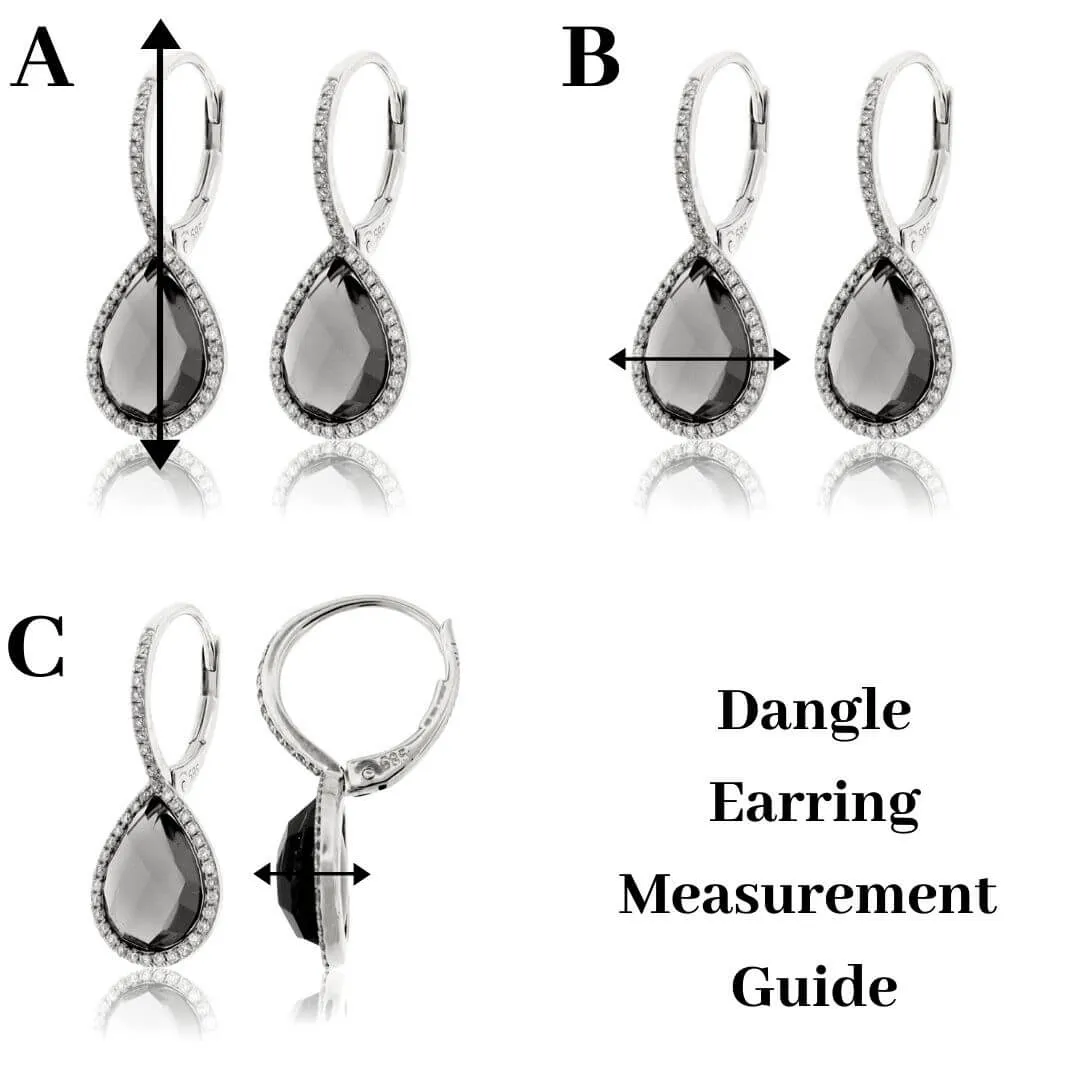 Sterling Silver Inlay Geometric Earrings