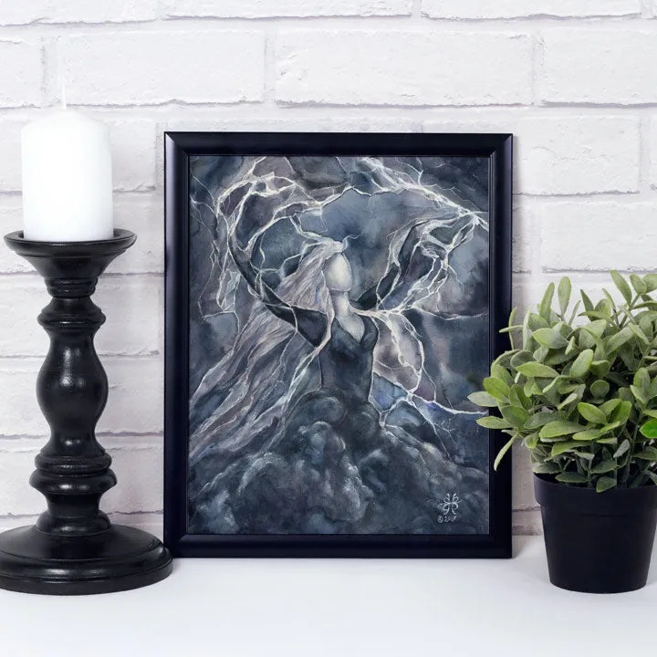 Storm Goddess Art Print 8x10