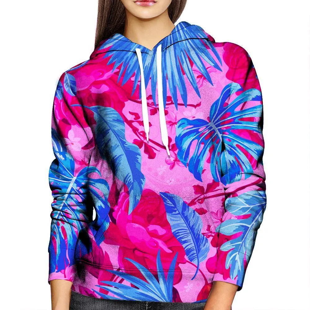 Summer Blues Womens Hoodie